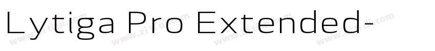 Lytiga Pro Extended字体转换